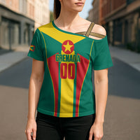 Grenada Basketball Custom Cross Shoulder Shirt Go Island of Spice