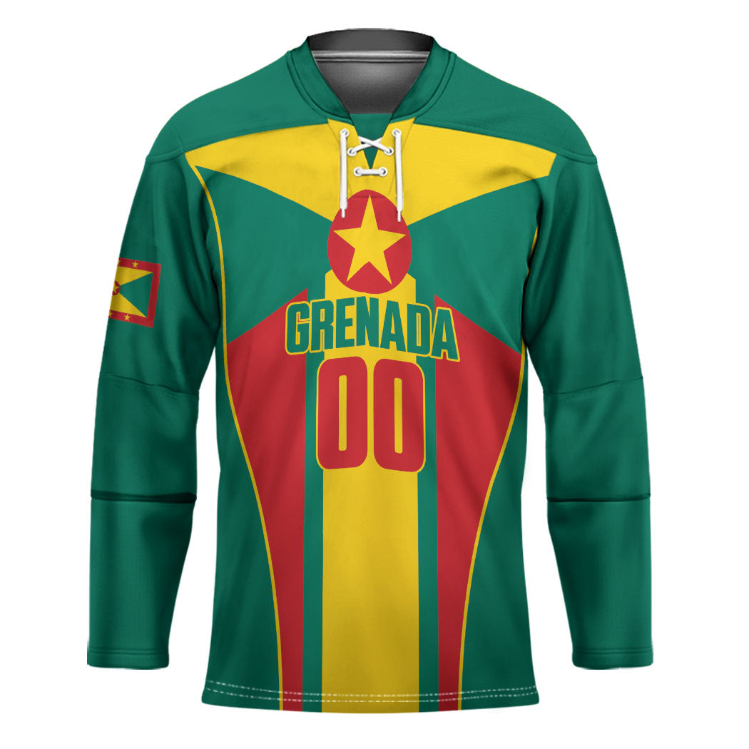 Grenada Basketball Custom Hockey Jersey Go Island of Spice