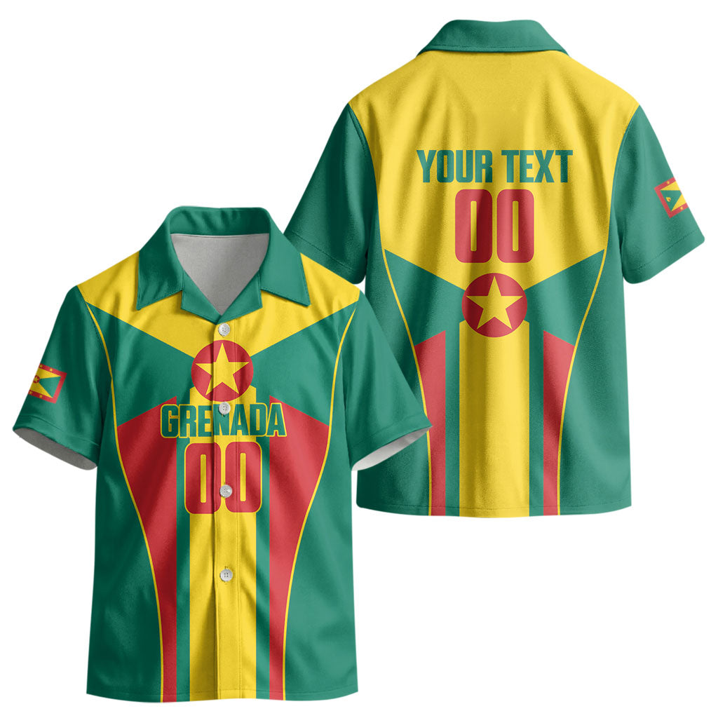 Grenada Basketball Custom Kid Hawaiian Shirt Go Island of Spice