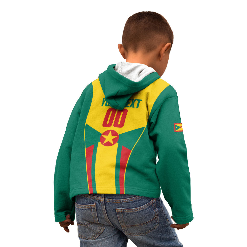 Grenada Basketball Custom Kid Hoodie Go Island of Spice