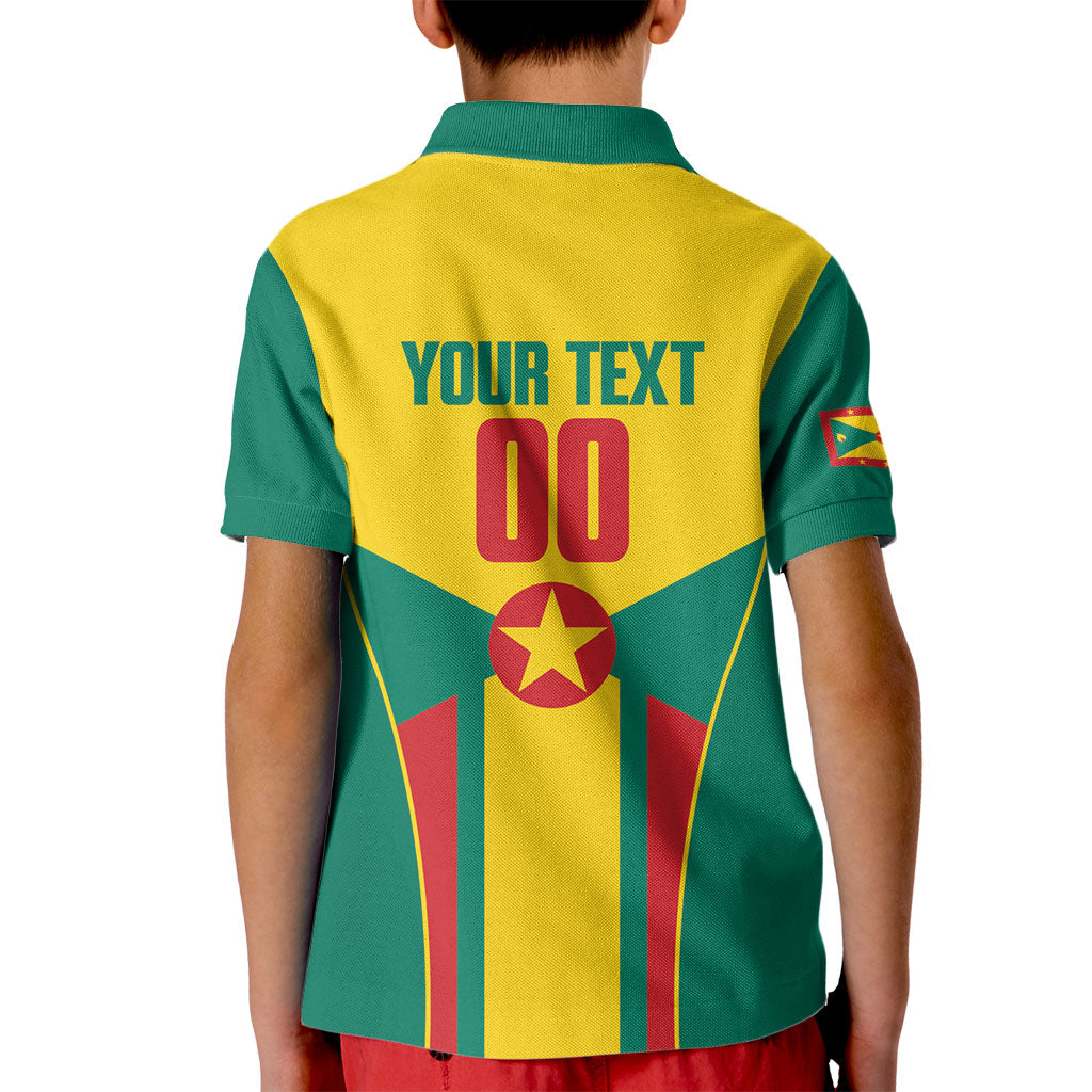 Grenada Basketball Custom Kid Polo Shirt Go Island of Spice