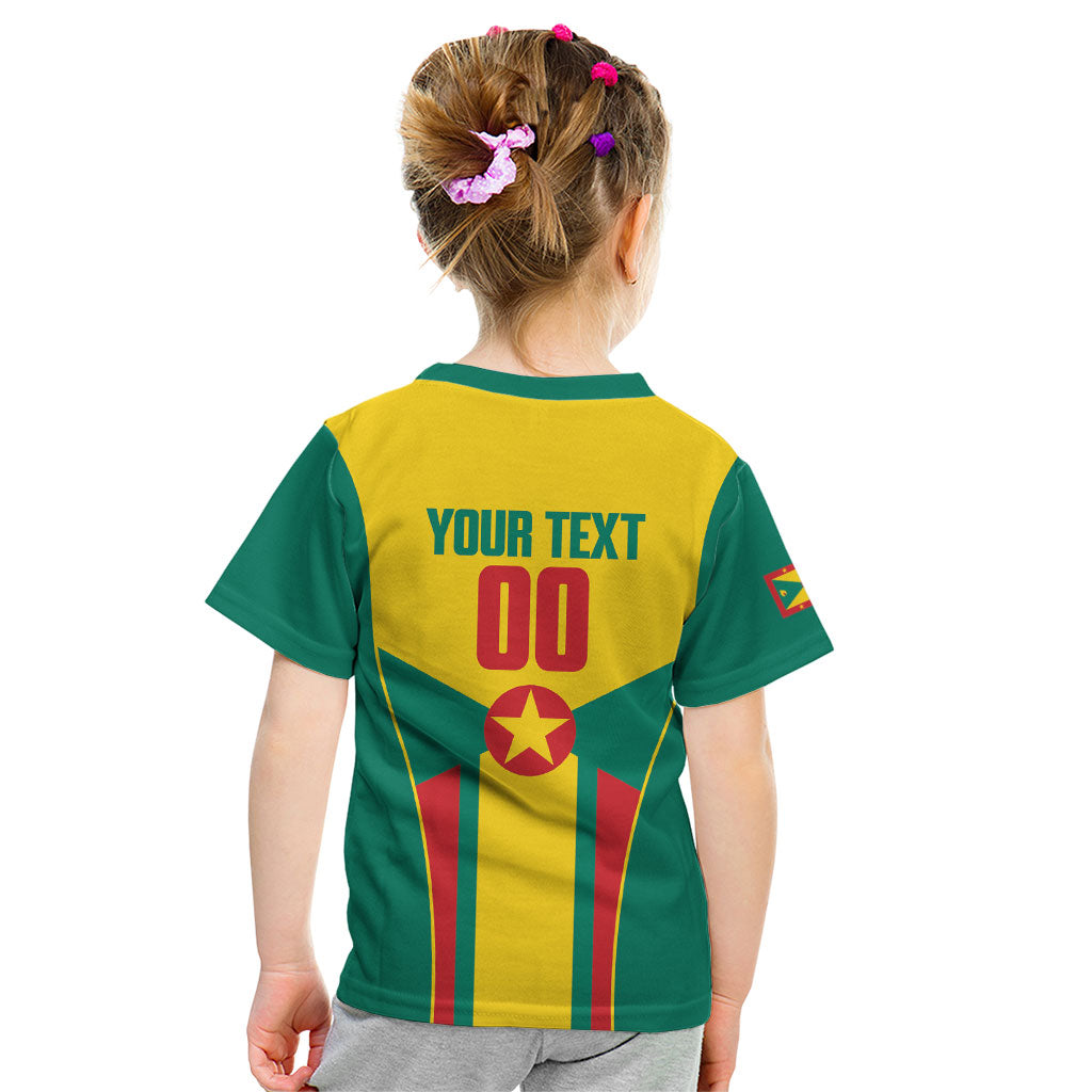 Grenada Basketball Custom Kid T Shirt Go Island of Spice