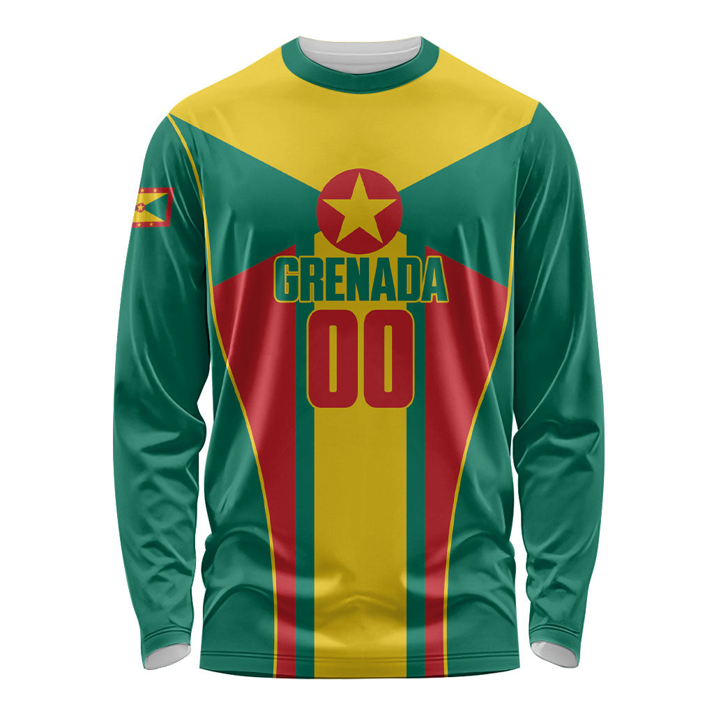 Grenada Basketball Custom Long Sleeve Shirt Go Island of Spice