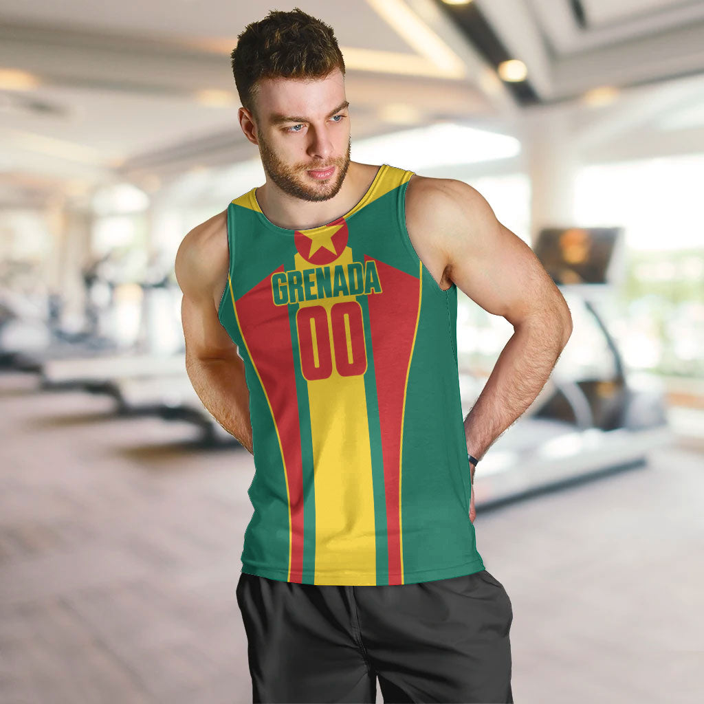 Grenada Basketball Custom Men Tank Top Go Island of Spice