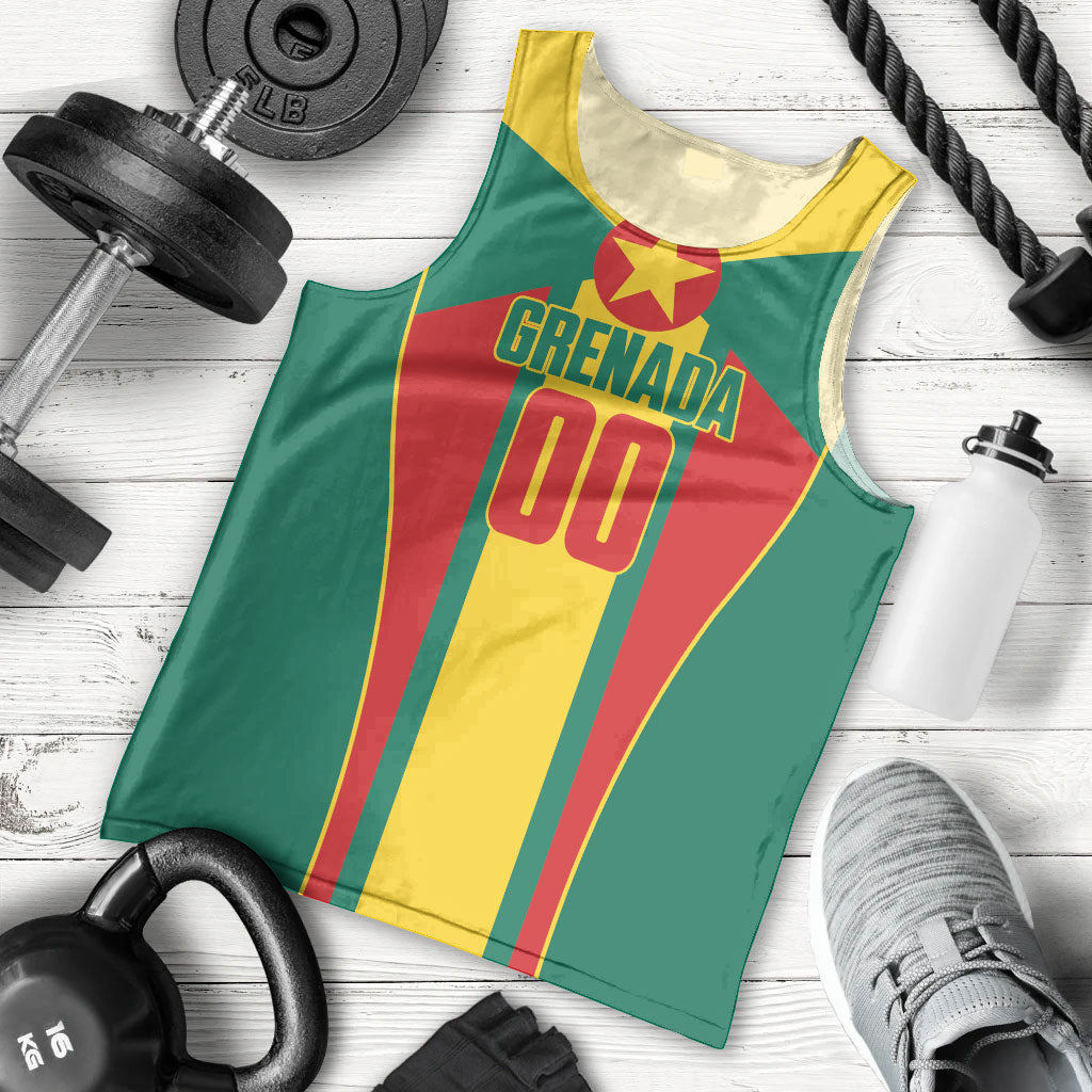 Grenada Basketball Custom Men Tank Top Go Island of Spice