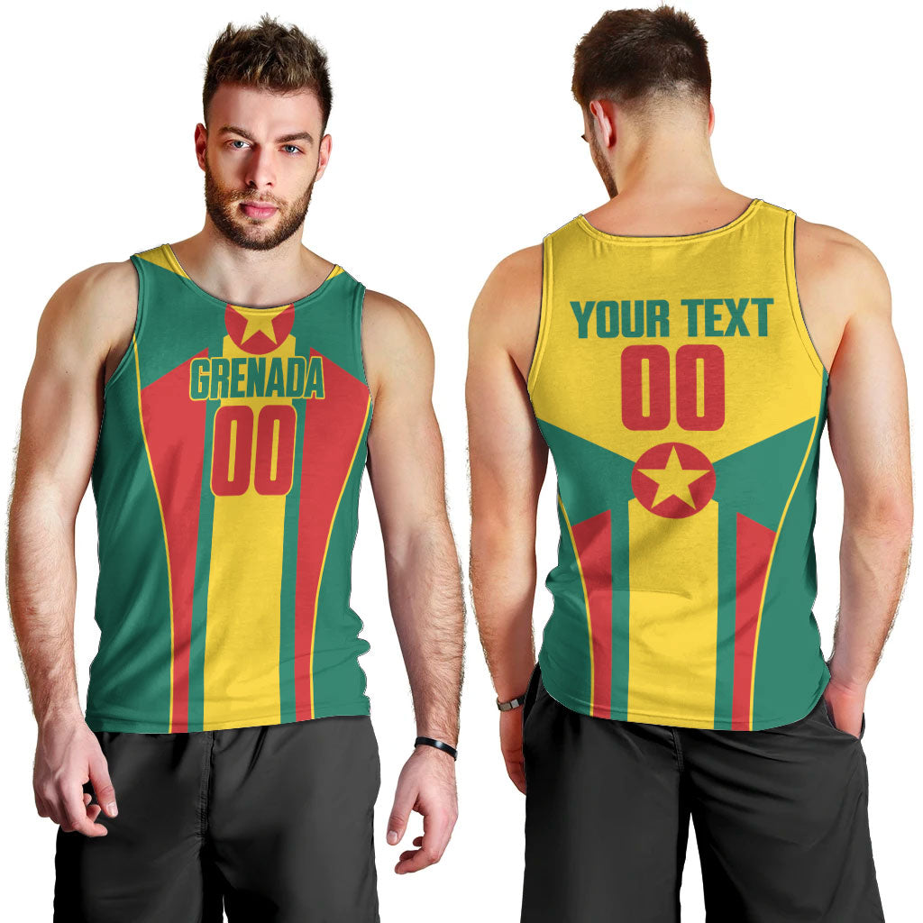 Grenada Basketball Custom Men Tank Top Go Island of Spice