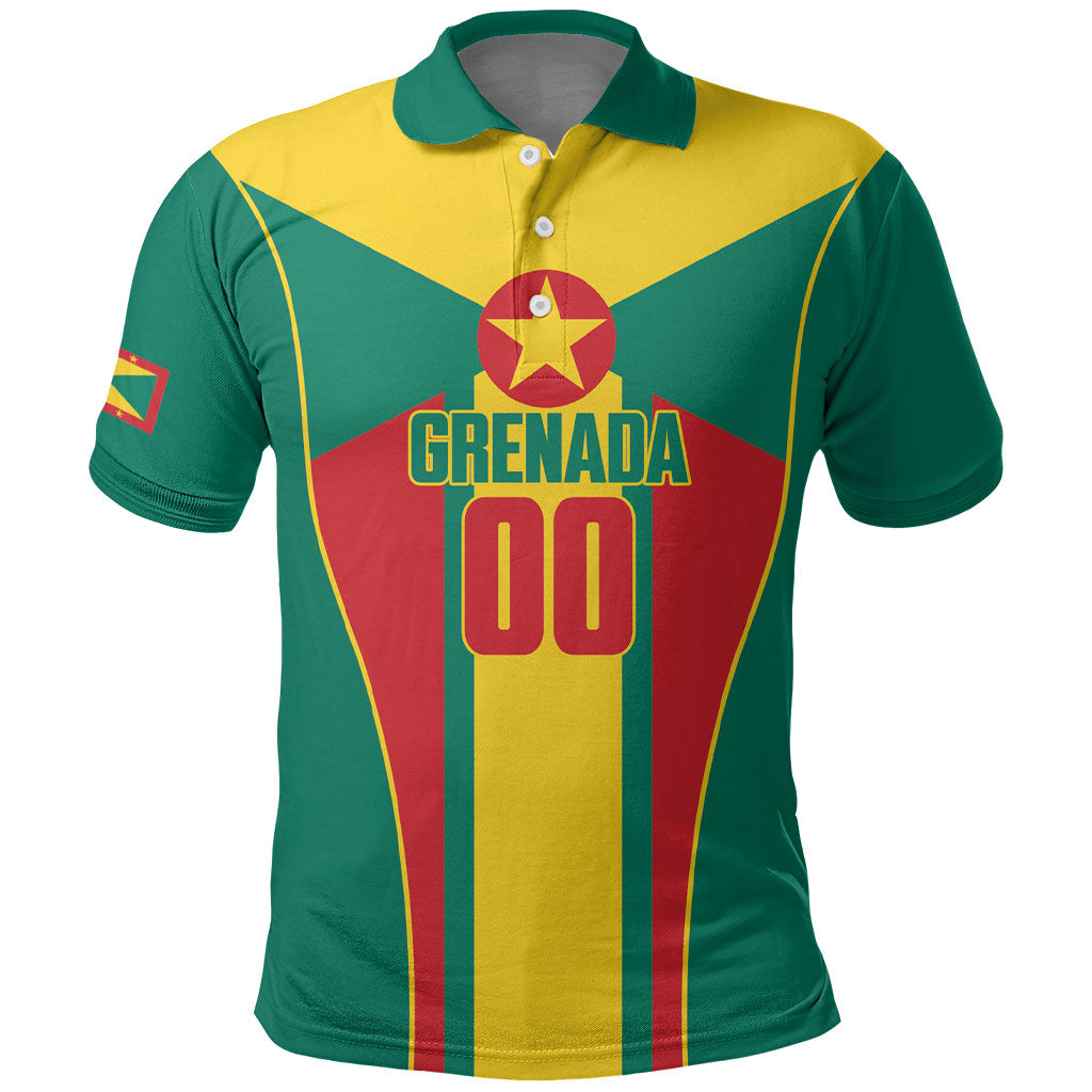 Grenada Basketball Custom Polo Shirt Go Island of Spice