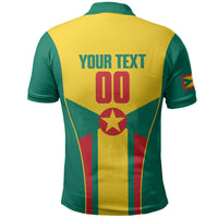 Grenada Basketball Custom Polo Shirt Go Island of Spice