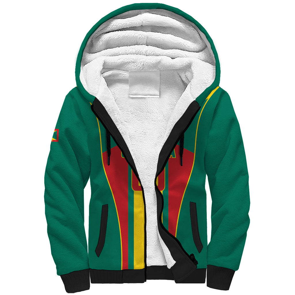 Grenada Basketball Custom Sherpa Hoodie Go Island of Spice