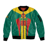 Grenada Basketball Custom Sleeve Zip Bomber Jacket Go Island of Spice
