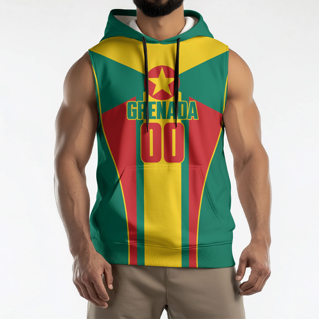 Grenada Basketball Custom Sleeveless Hoodie Go Island of Spice