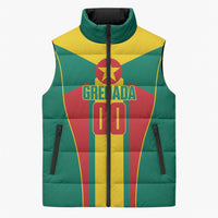 Grenada Basketball Custom Sleeveless Puffer Jacket Go Island of Spice