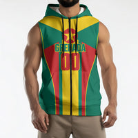 Grenada Basketball Custom Sleeveless Zip Hoodie Go Island of Spice