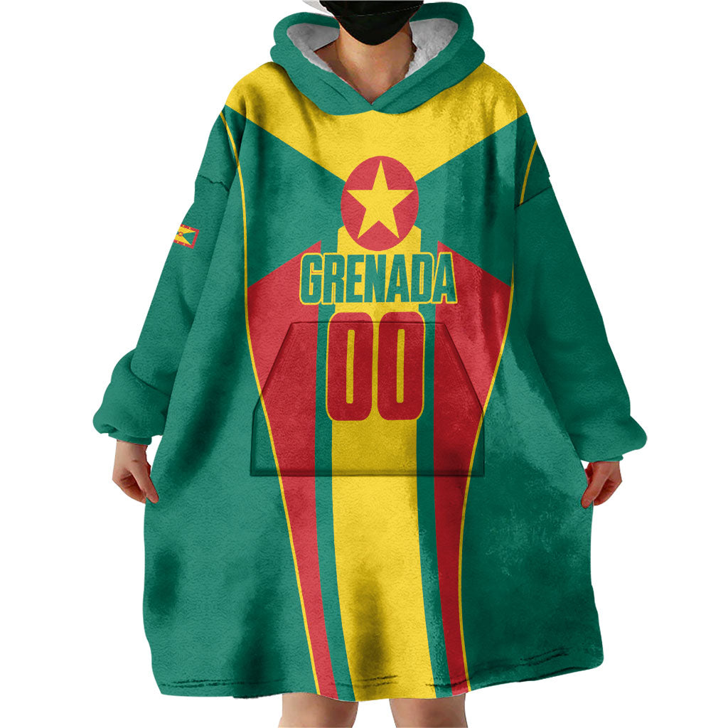 Grenada Basketball Custom Wearable Blanket Hoodie Go Island of Spice