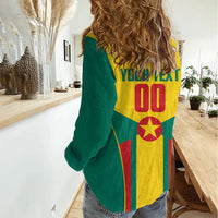 Grenada Basketball Custom Women Casual Shirt Go Island of Spice