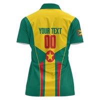 Grenada Basketball Custom Women Polo Shirt Go Island of Spice