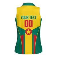 Grenada Basketball Custom Women Sleeveless Polo Shirt Go Island of Spice