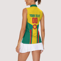 Grenada Basketball Custom Women Sleeveless Polo Shirt Go Island of Spice