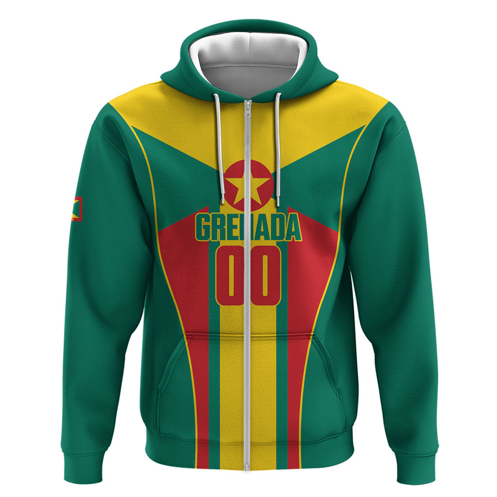 Grenada Basketball Custom Zip Hoodie Go Island of Spice