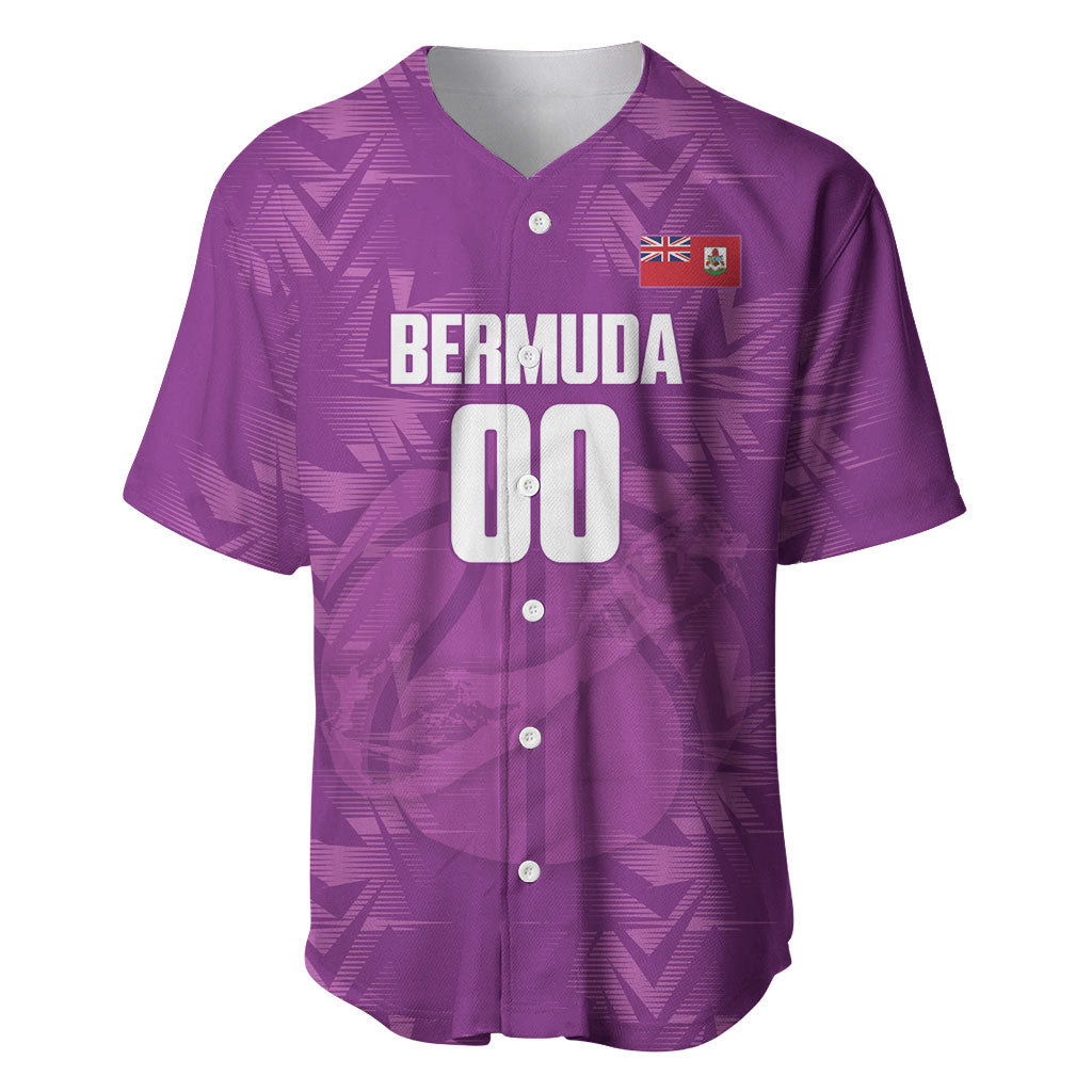 Bermuda Basketball Custom Baseball Jersey Bermudian Map Sporty Style