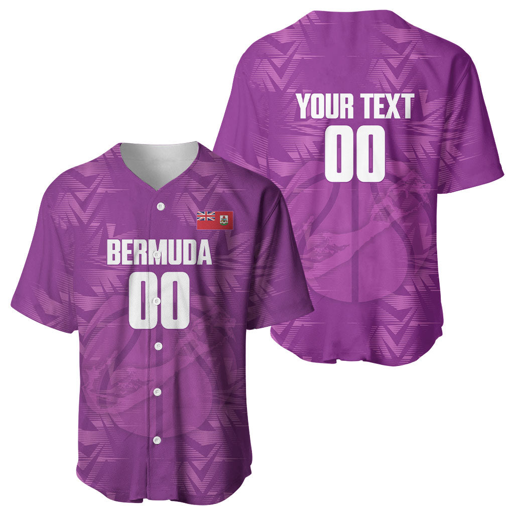 Bermuda Basketball Custom Baseball Jersey Bermudian Map Sporty Style