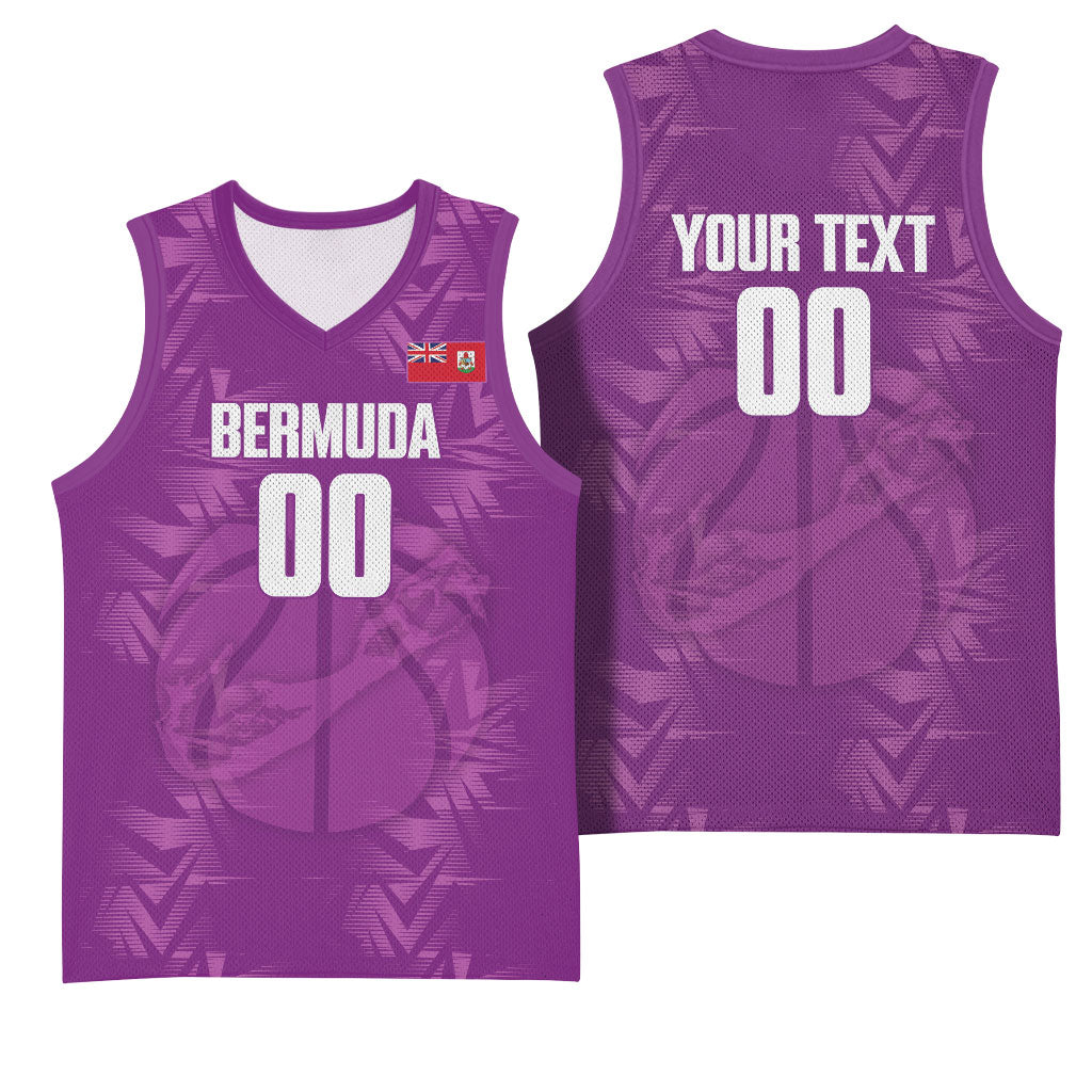 Bermuda Basketball Custom Basketball Jersey Bermudian Map Sporty Style