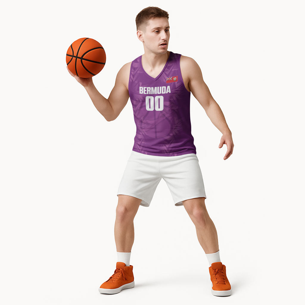 Bermuda Basketball Custom Basketball Jersey Bermudian Map Sporty Style