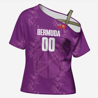 Bermuda Basketball Custom Cross Shoulder Shirt Bermudian Map Sporty Style