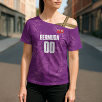Bermuda Basketball Custom Cross Shoulder Shirt Bermudian Map Sporty Style