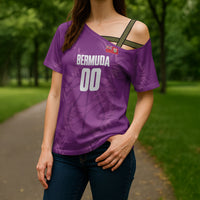 Bermuda Basketball Custom Cross Shoulder Shirt Bermudian Map Sporty Style