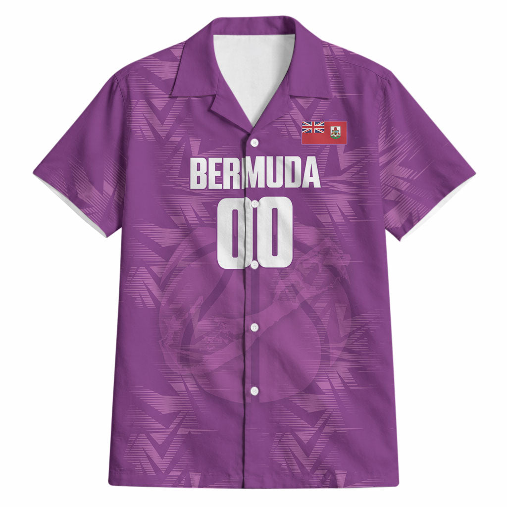 Bermuda Basketball Custom Hawaiian Shirt Bermudian Map Sporty Style
