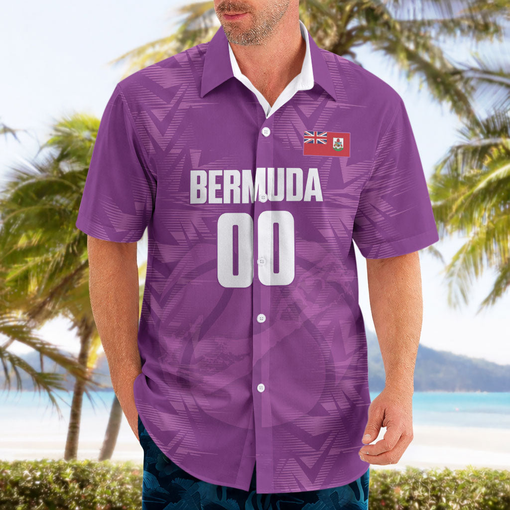 Bermuda Basketball Custom Hawaiian Shirt Bermudian Map Sporty Style