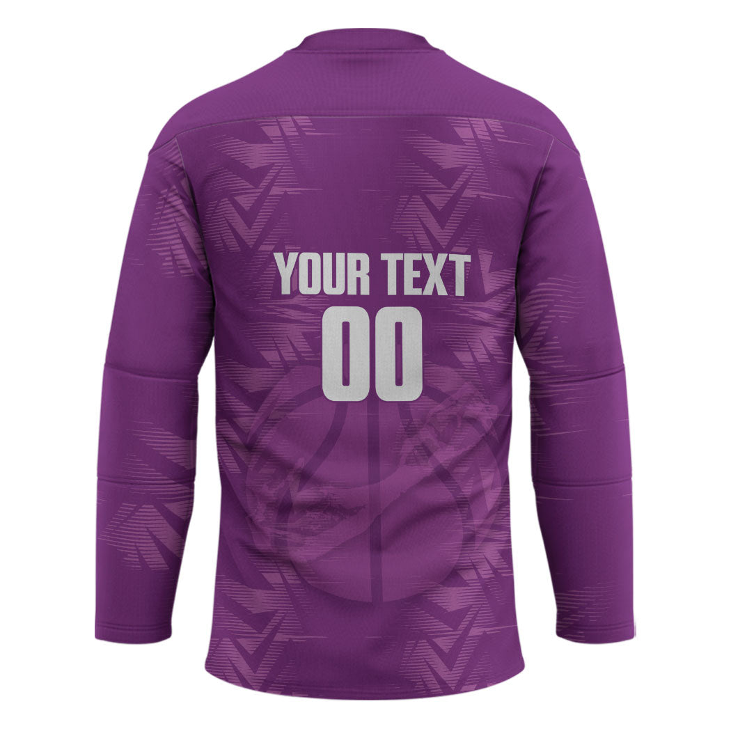 Bermuda Basketball Custom Hockey Jersey Bermudian Map Sporty Style
