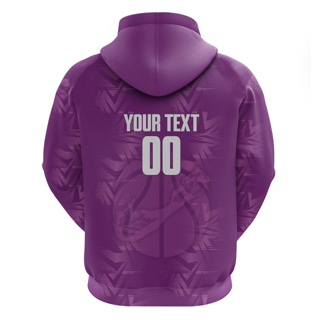 Bermuda Basketball Custom Hoodie Bermudian Map Sporty Style