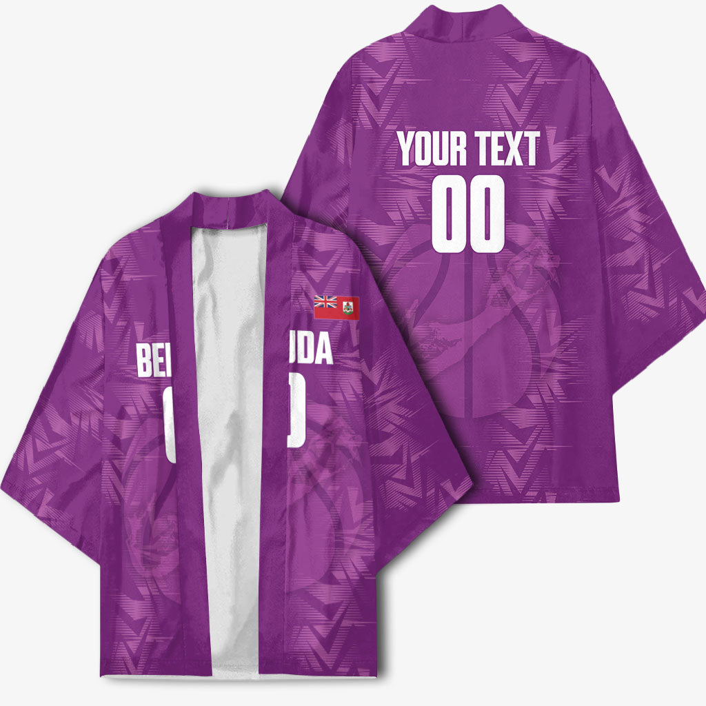 Bermuda Basketball Custom Kimono Bermudian Map Sporty Style