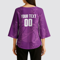 Bermuda Basketball Custom Kimono Sleeve Blouse Bermudian Map Sporty Style