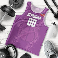 Bermuda Basketball Custom Men Tank Top Bermudian Map Sporty Style