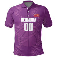 Bermuda Basketball Custom Polo Shirt Bermudian Map Sporty Style