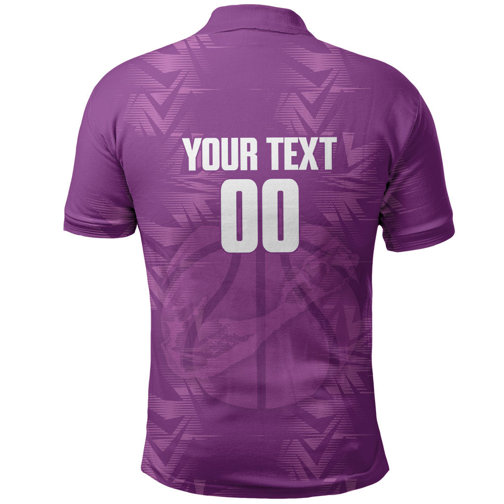 Bermuda Basketball Custom Polo Shirt Bermudian Map Sporty Style