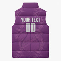 Bermuda Basketball Custom Sleeveless Puffer Jacket Bermudian Map Sporty Style
