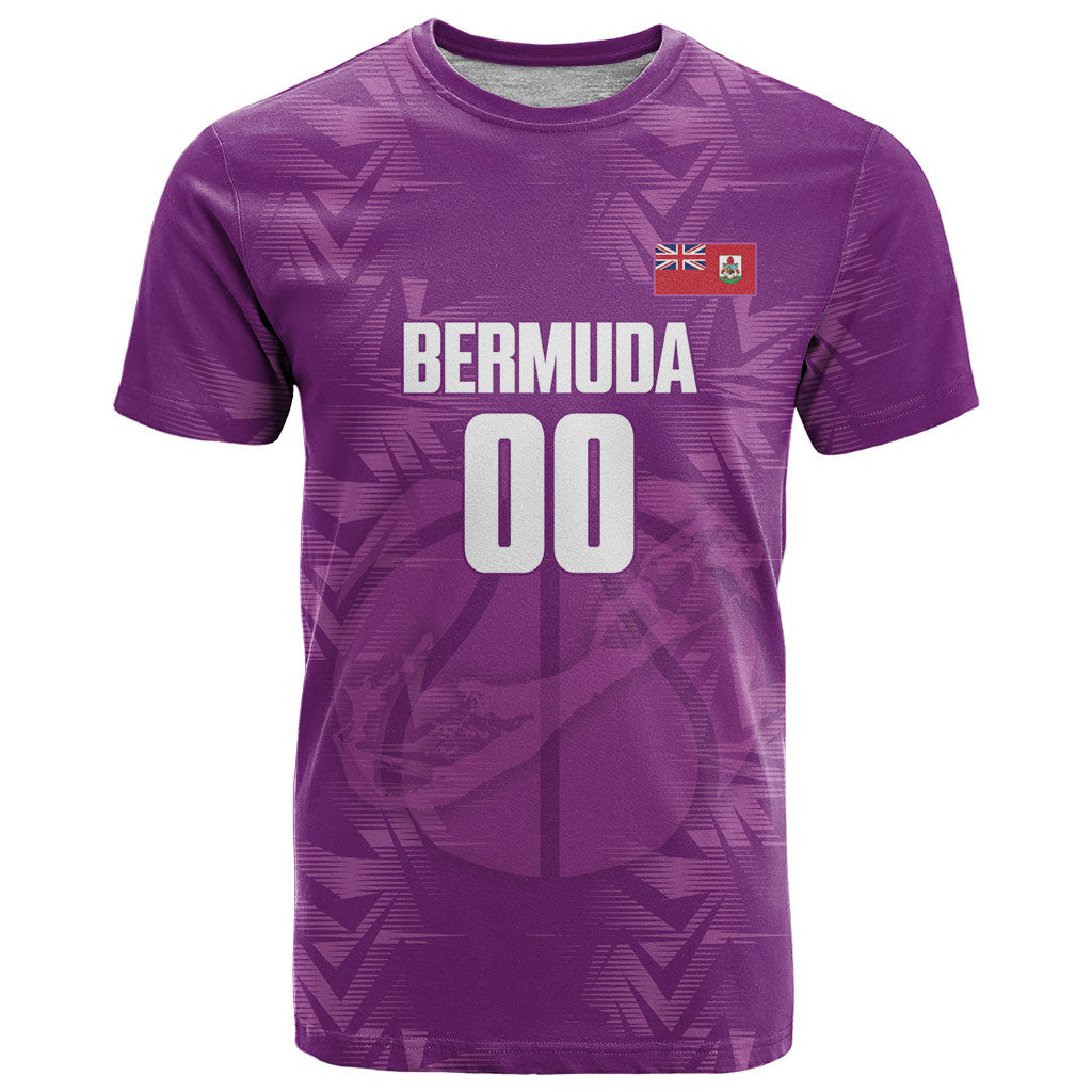 Bermuda Basketball Custom T Shirt Bermudian Map Sporty Style