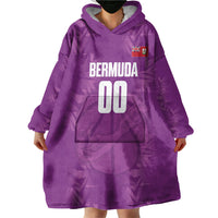 Bermuda Basketball Custom Wearable Blanket Hoodie Bermudian Map Sporty Style