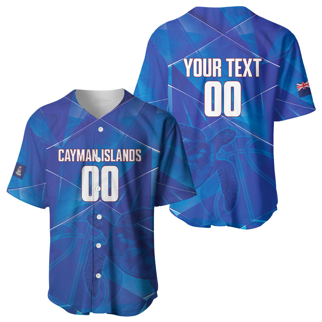 Cayman Islands Basketball Custom Baseball Jersey Sea Turtle Sporty Style
