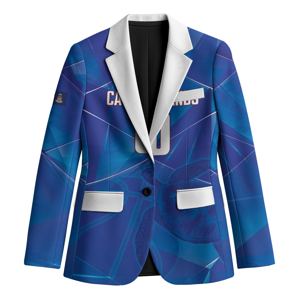 Cayman Islands Basketball Custom Blazer Sea Turtle Sporty Style