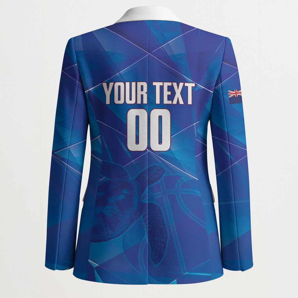 Cayman Islands Basketball Custom Blazer Sea Turtle Sporty Style