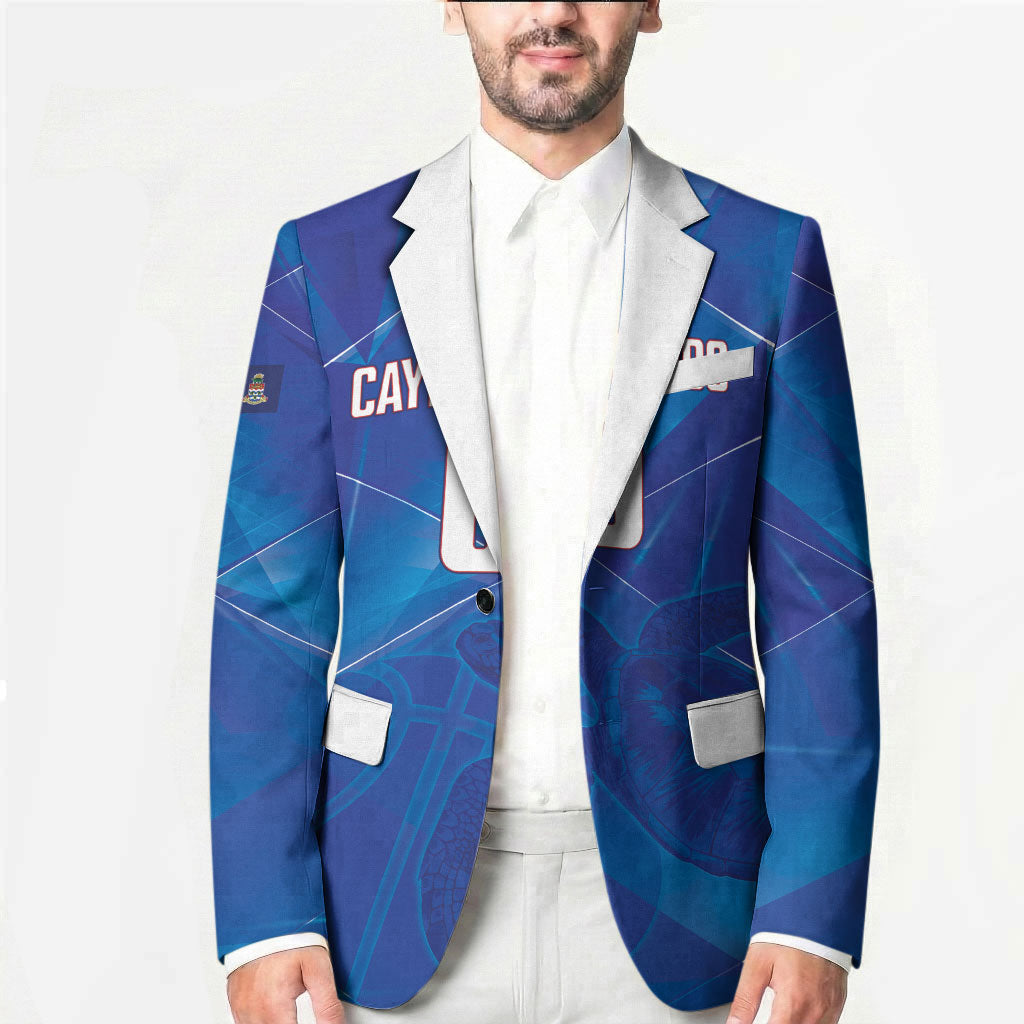 Cayman Islands Basketball Custom Blazer Sea Turtle Sporty Style
