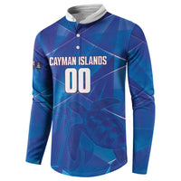 Cayman Islands Basketball Custom Button Sweatshirt Sea Turtle Sporty Style