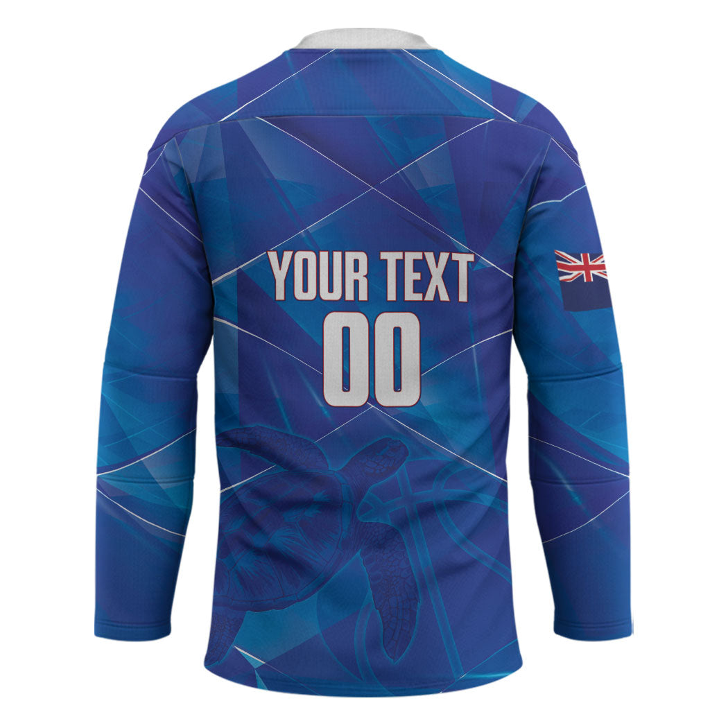 Cayman Islands Basketball Custom Hockey Jersey Sea Turtle Sporty Style