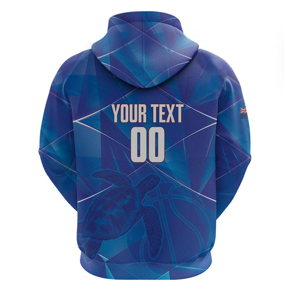 Cayman Islands Basketball Custom Hoodie Sea Turtle Sporty Style