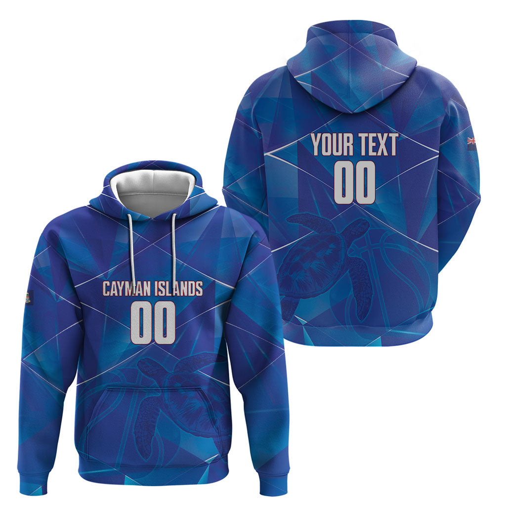 Cayman Islands Basketball Custom Hoodie Sea Turtle Sporty Style